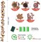 Fall Garland - Sunflower Garlands - 6 Ft Dried Maple Leaf Pumpkin Berry Garland with 30 Warming Lights - Fall Thanksgiving Halloween Farmhouse Mantel Harvest Decor for Home Outdoor Indoor Decor